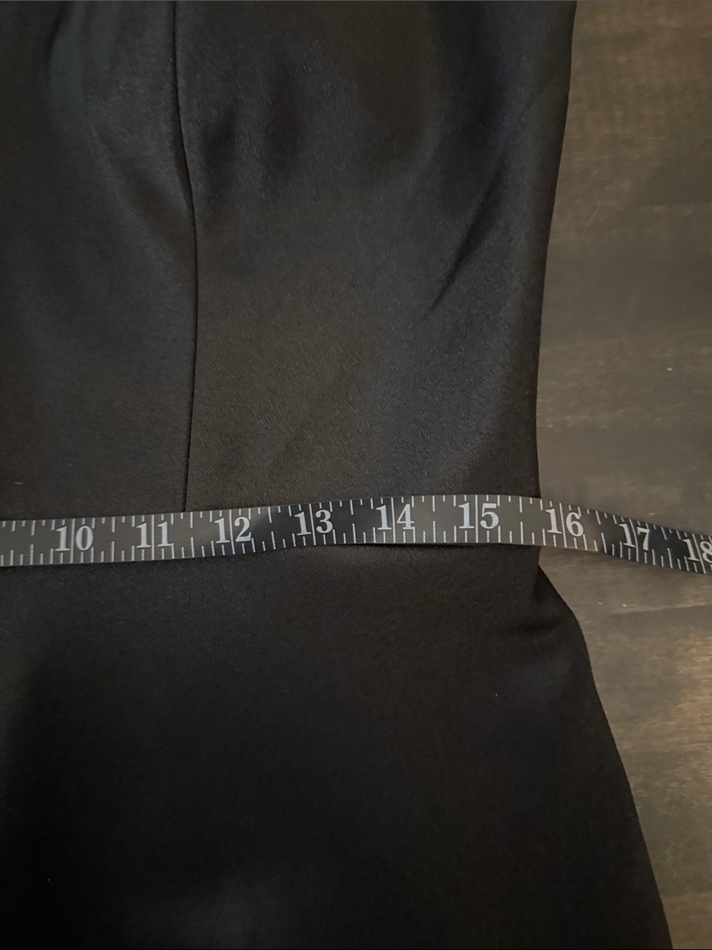Jenny Yoo Black Dina Satin Bridesmaid Maxi Dress Size 12 Black Tie Formal - Picture 7 of 10